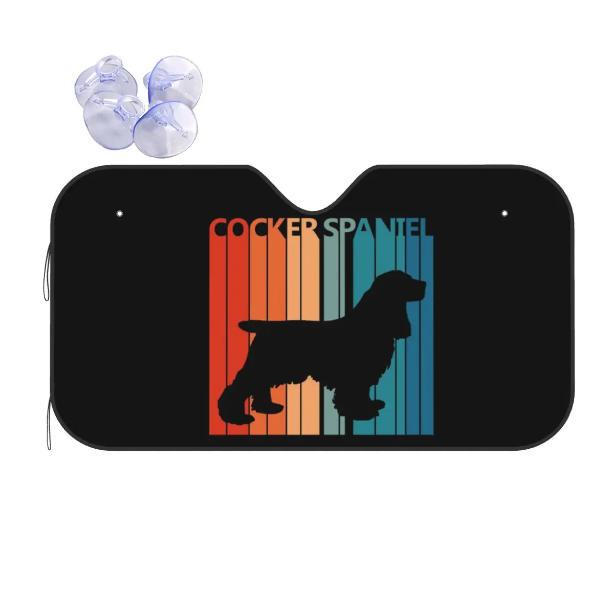 

Vintage Cocker Spaniel Owner Gift Sunshade Windscreen Car Front Windshield Window Sun Visor Accessories Covers