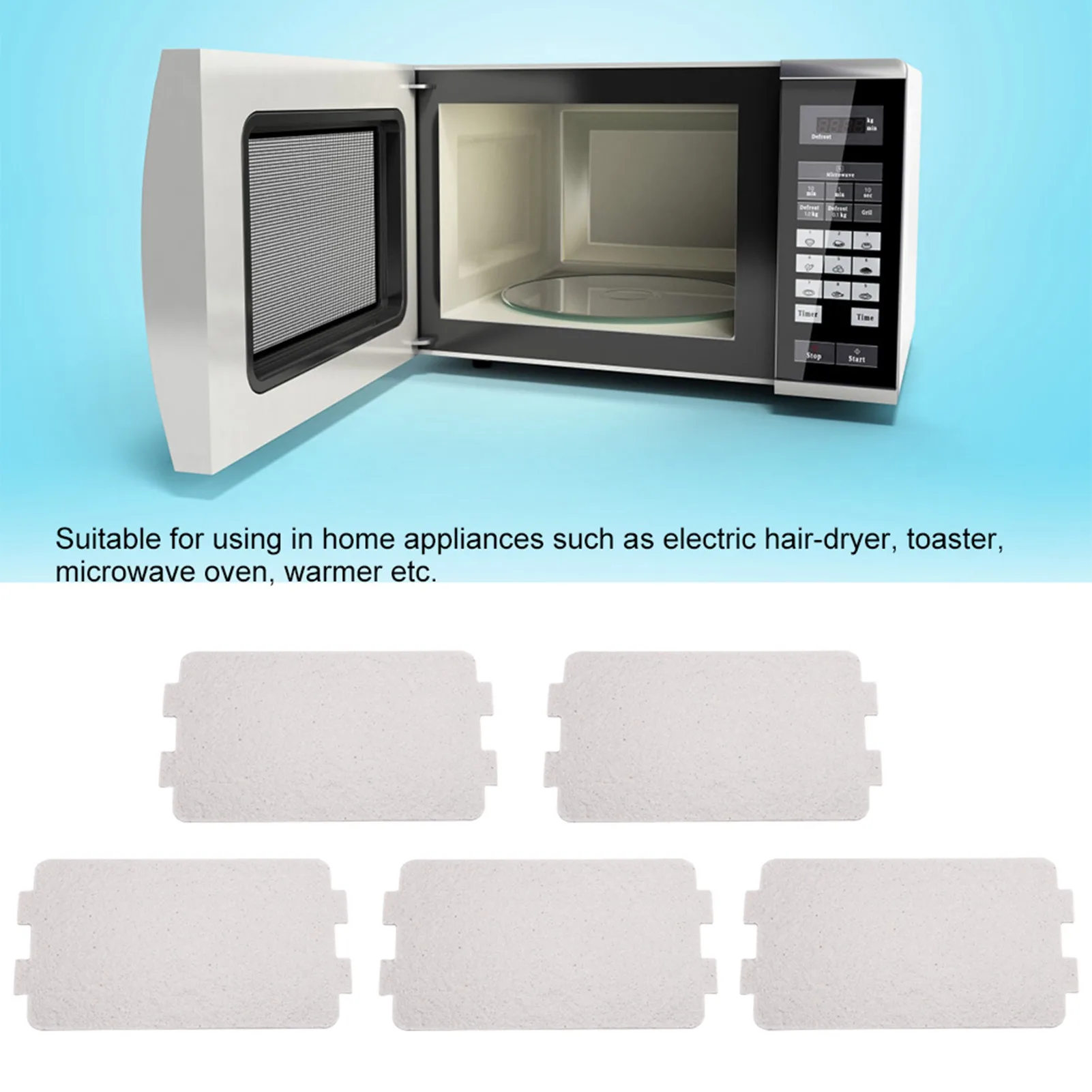Microwave Oven Mica Sheet Microwave Oven Mica Plate Microwave Oven Mica Plate Sheet Replacement Repairing Accessory