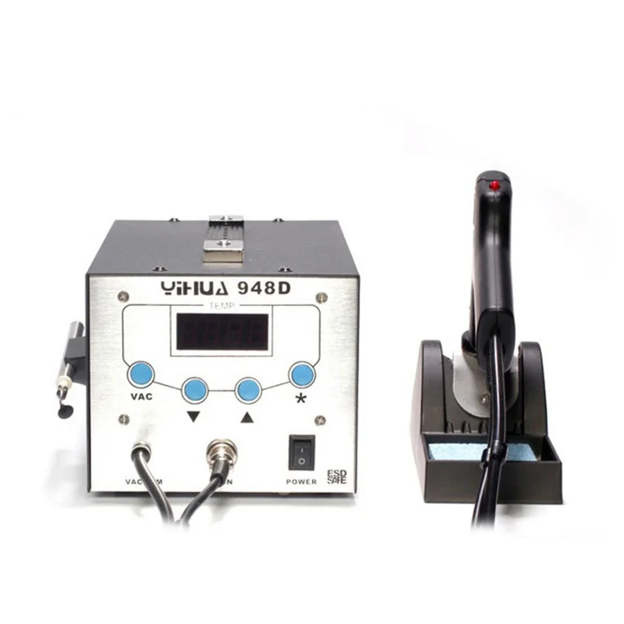 

Wholesale 948D Electronic Product Welding Tin Pen Solder Sucker Intelligent Control Antistatic Solder Absorption Welding Station