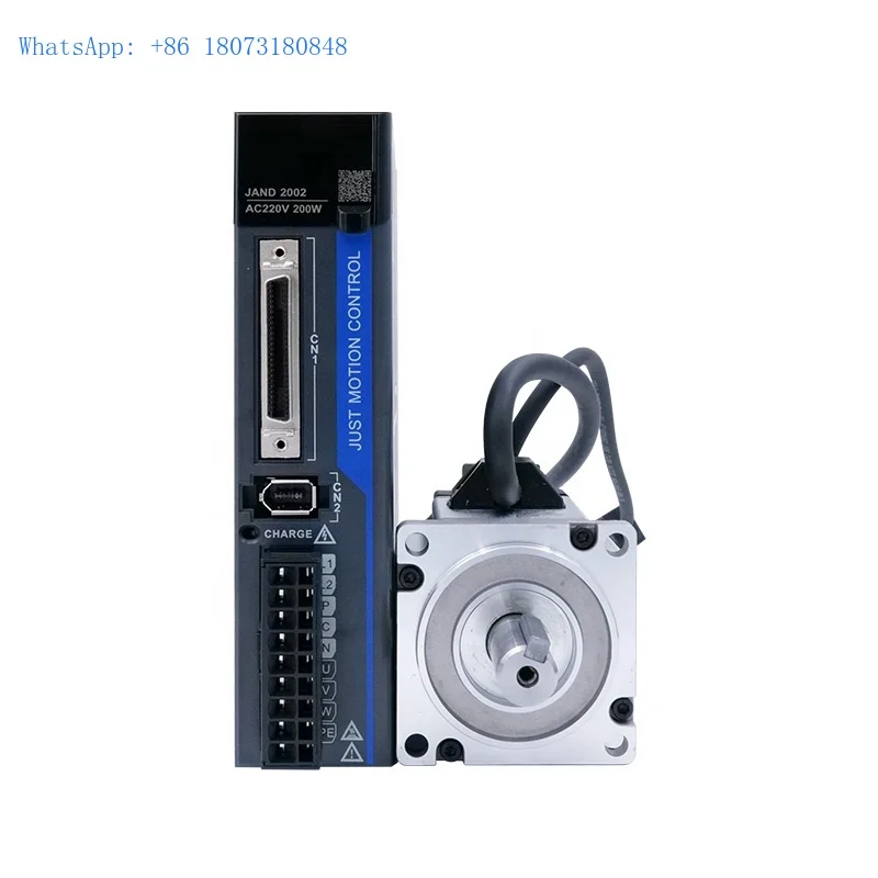 60JASM502230K-17B+JAND2002-20B 200W High voltage AC servo motor and driver 220V smart motor with marvelous performance