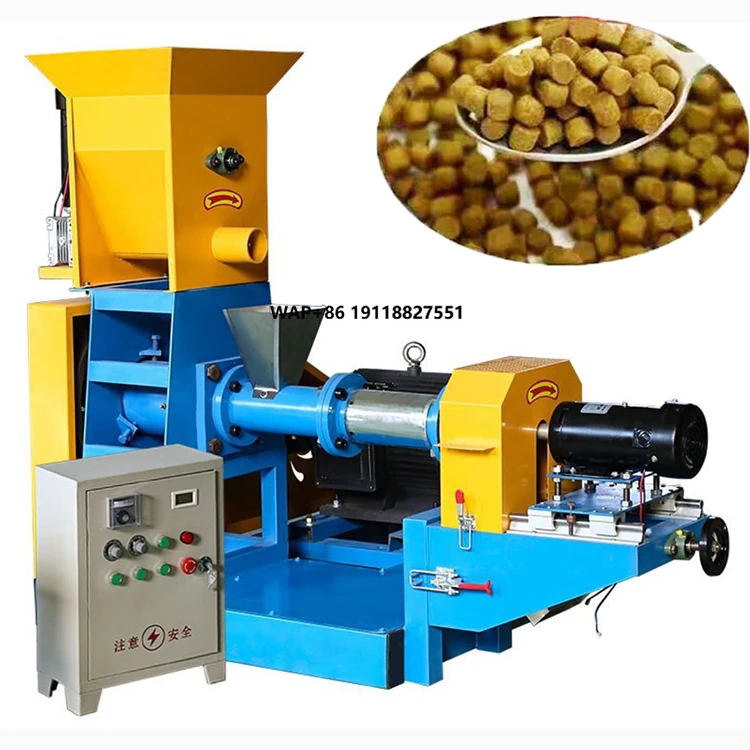 Автоматическая машина для обработки стального корма для домашних животных, новый экструдер для корма для рыб и собак, машина для производства сухих кормов для собак