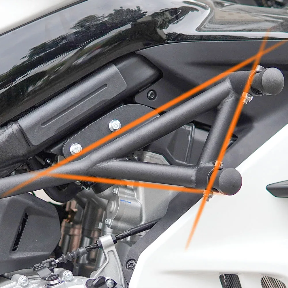 For CFMOTO 675SR Anti-Collision Bar One-Piece Bumper Guard Plate Engine Anti-Collision Bar Frame Protection Device