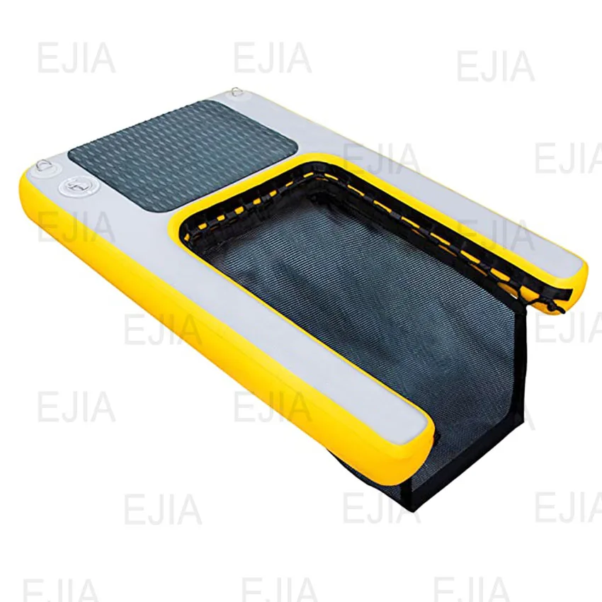 

2024 Inflatable Dog Water Ramp Dock Floating Exit Ramp Inflatable Pup Plank Platform With Ladder Steps For Swimming Pets