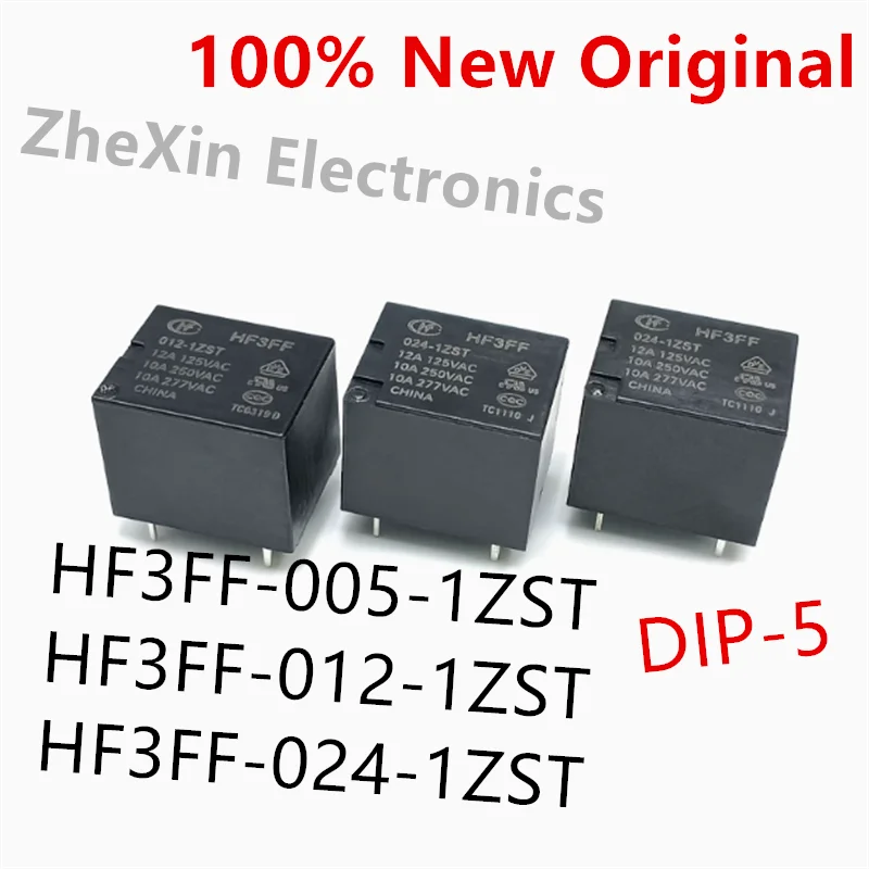 10PCS/Lot   HF3FF-005-1ZST 、HF3FF-012-1ZST 、HF3FF-024-1ZST  New high-power relay  HF3FF/005-1ZST、HF3FF/012-1ZST、HF3FF/024-1ZST