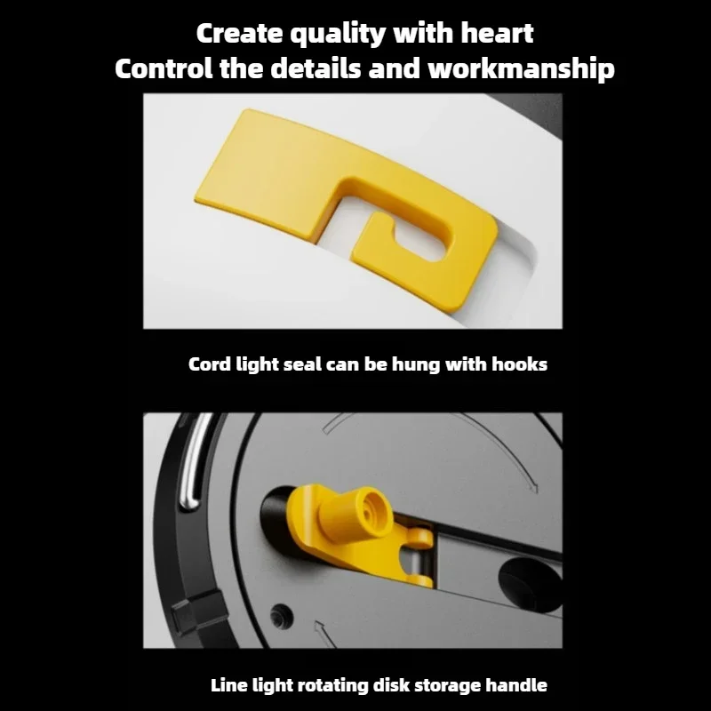 Multifunctional portable camping lamp colorful atmosphere light string P50 strong light large capacity battery searchlight