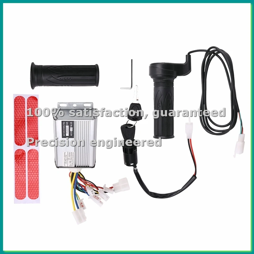 

36V 1000W Electric Scooter Brush Controller+Throttle+Accelerator+Lock Kit for Electric Bike/Electric Scooter-BCBW