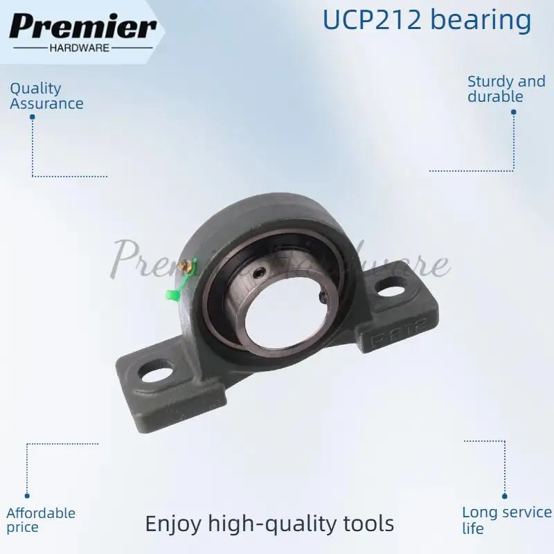 Used for mechanical transmission applications UCP vertical outer spherical support seat with bearing UCP212