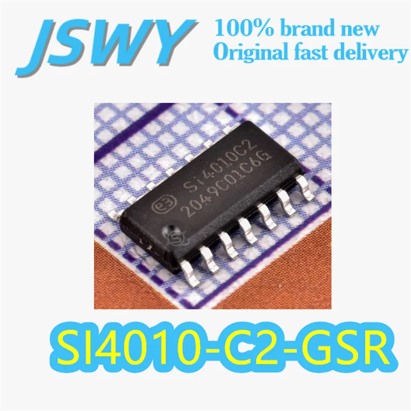 

(5/50 pieces) SI4010-C2-GSR Original SI4010C2 SOIC-14 Package Wireless Transmitter Chip 315/433MHz High Performance Electronics