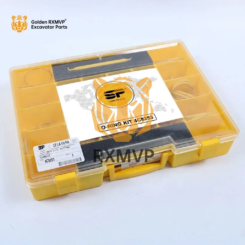 O-ring Kit Box for 4C8253 Wholesale Excavator Soft Silicone 38*30*6.5 Standard Sanping CN;GUA Yellow