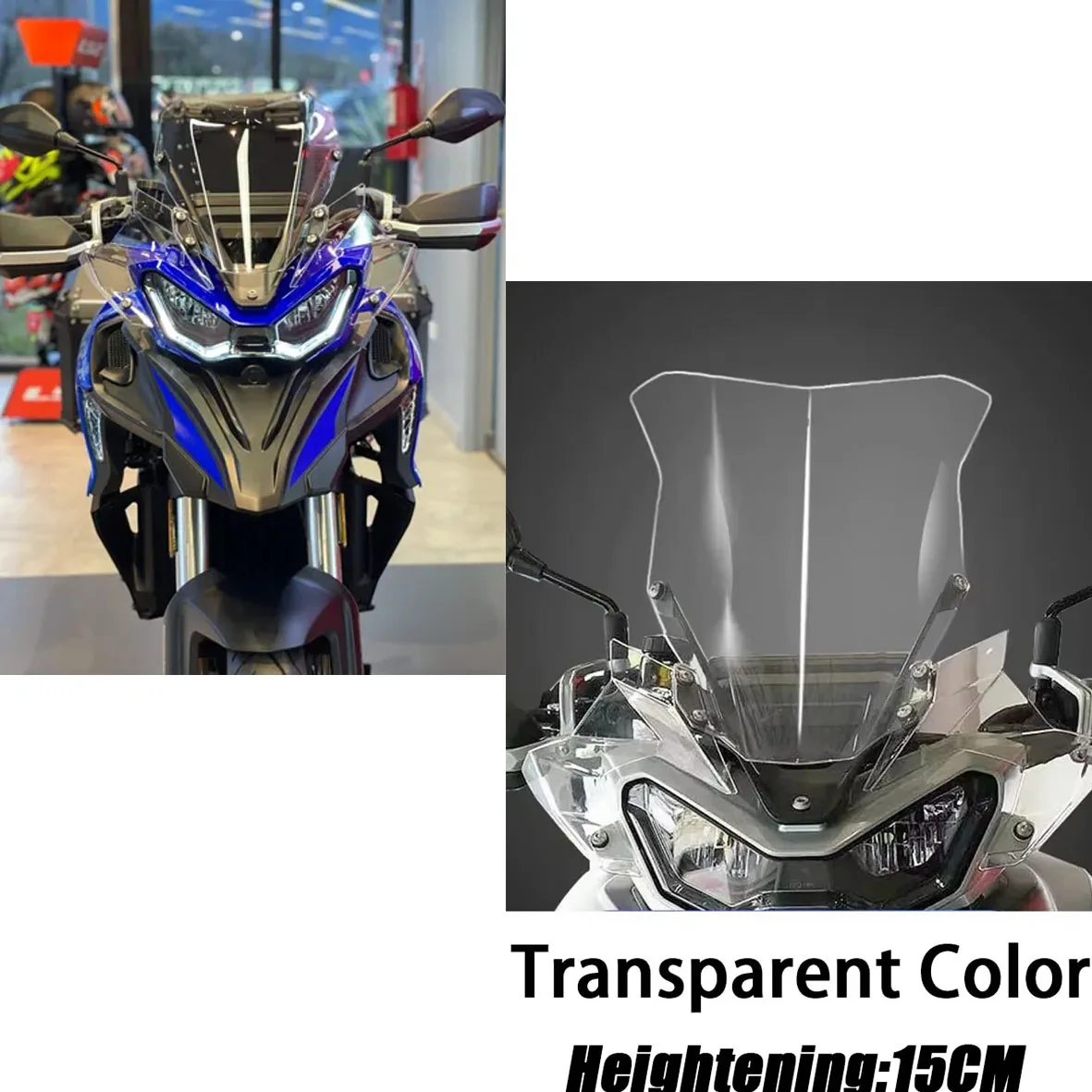 Brand new accessories windshield sports windshield fairing suitable for QJMOTO SRT800 SRT800X 800SRT SRT 800X 800