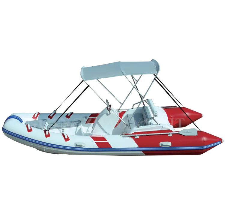 تصميم الأزياء حار بيع المياه الحرفية 16ft 4.8m قارب قابل للنفخ جامدة / قارب المحيط القابل للنفخ
