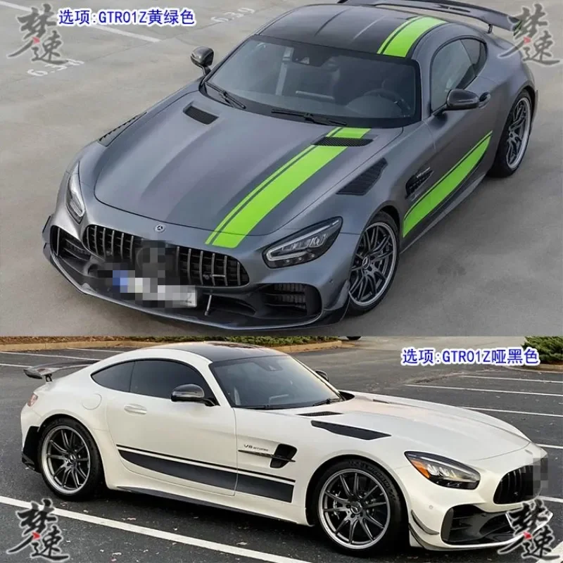ملصقات سيارة لسيارة Mercedes-Benz AMG GTR مظهر الجسم تخصيص شخصي مخصص لفيلم ملصق رياضي أنيق #4