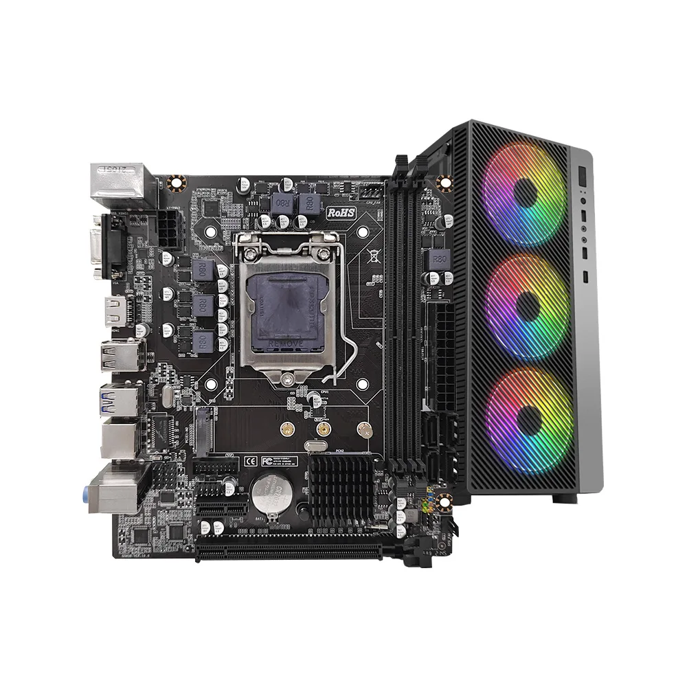 

Основная плата настольного компьютера B250 поддерживает процессор LGA1151 6, 7, 8, 9, поколения, двухканальная память DDR4