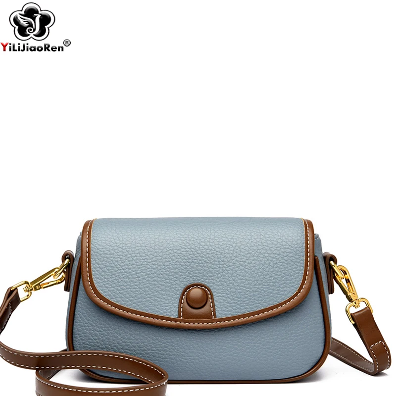 

New Elegant Shoulder Bag for Women High Quality Leather Crossbody Bags Designer Small Messenger Bag Ladies Purses and Handbags