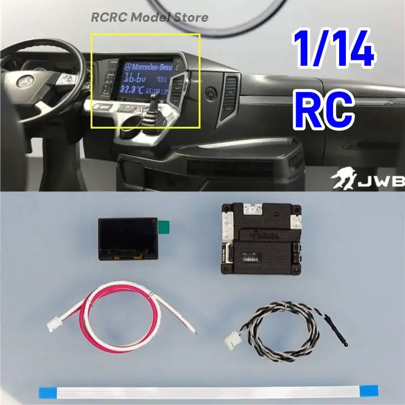 

Экран приборной панели RC 1/12 1/14 ЖК-плата для Tamiya RC Трактор Грузовик 770S Инженерный экскаватор-погрузчик RC Rc4wd Запчасти Аксессуары