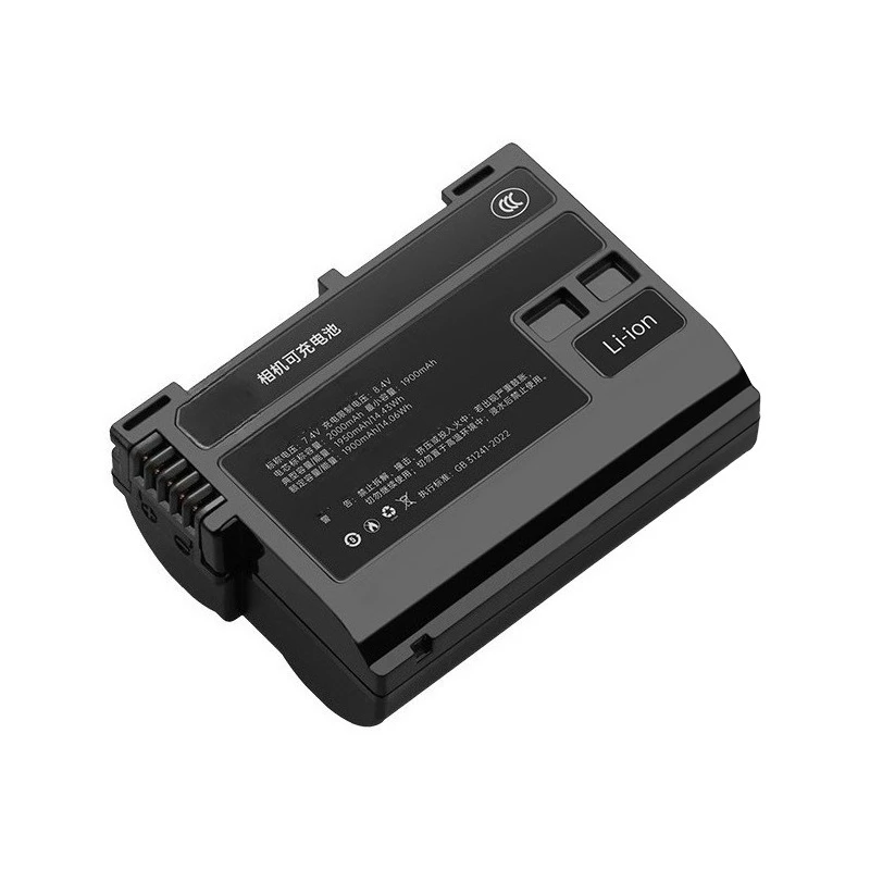 

High Efficiency Replacement EN-EL15C Battery Pack 7.2V 2000mAh For Nikon Z5 Z6 Z7 Z8 ZF D750 D800 D810 D850 D7200 D610