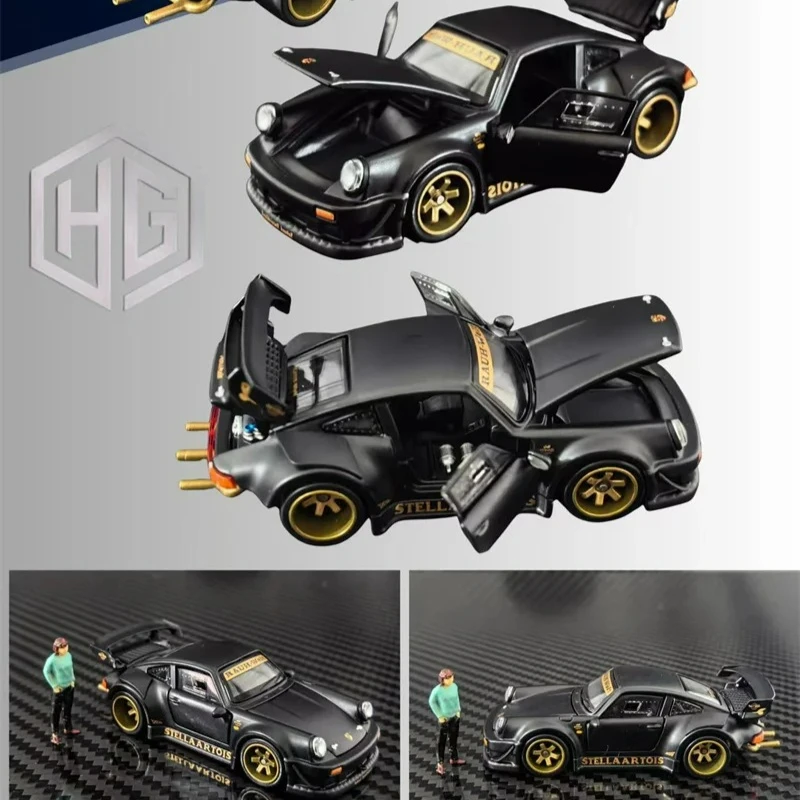

[PreSale] HG-MODEL 1:64 RWB930 STELLA ARTOIS with Figure By FG #26100 Diecast Model Car