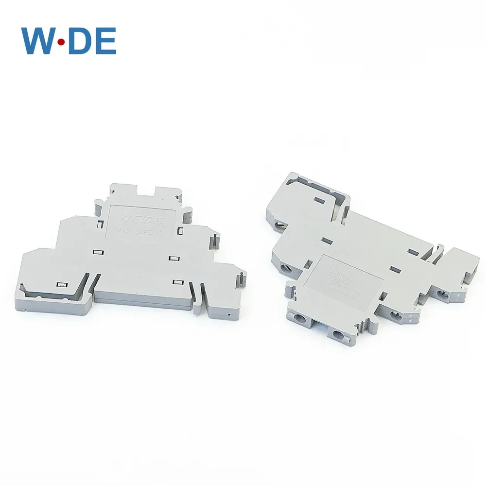 DIKD-1.5 Din Rail Terminal Block Three Layer 3 Level Sensor Actuator Triple Wire Connector DIKD1.5 Wire Conductor 10Pcs