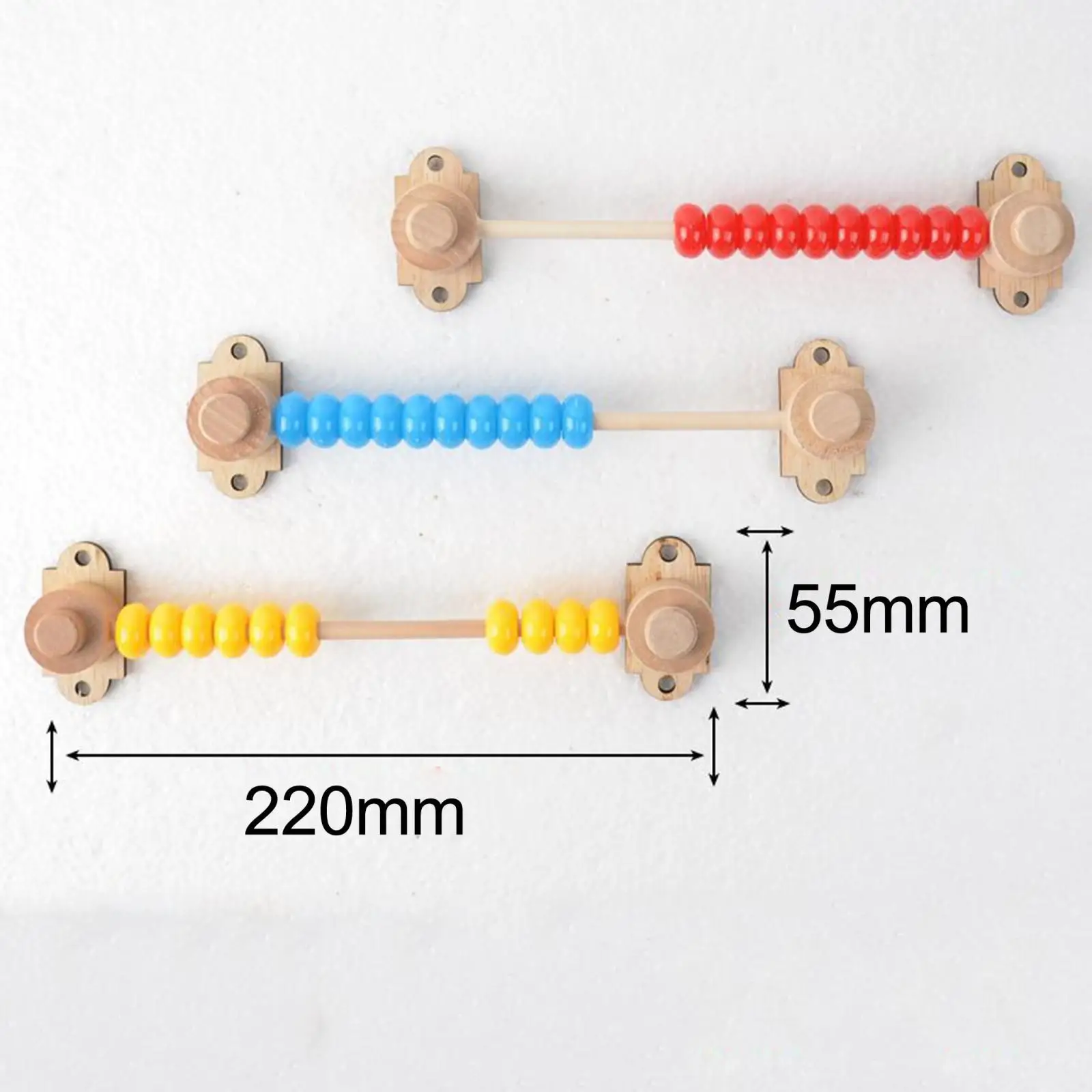 Busy Board Abacus Bead DIY Accessories Material Wooden Counting Toys Fine Motor