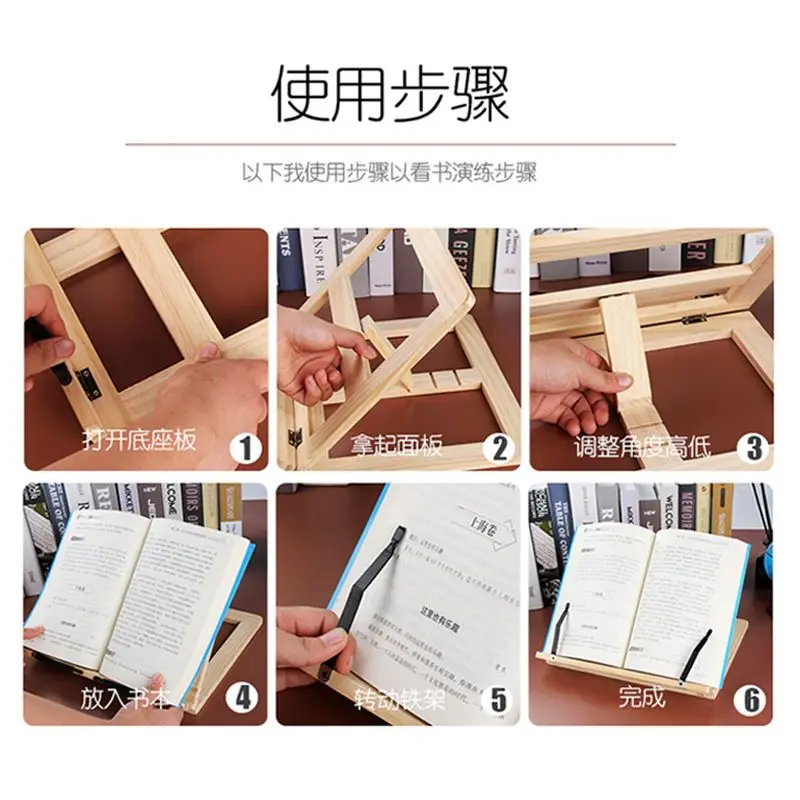 Multi-funktion Lesen Bücherregal Post Rack Desktop Lesen Rack Kreative Folding Lesebrille Regal Artefakt