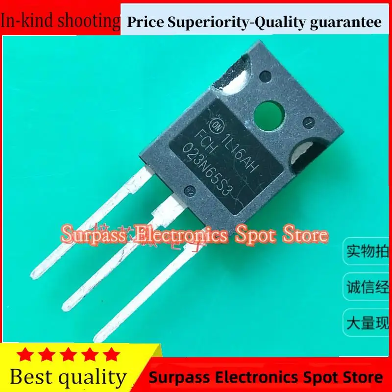 

10PCS-100PCS FCH023N65S3 023N65S3 75A/650V Price Superiority-Quality guarantee