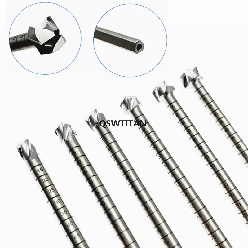Orthopedic instrument sport medicine Cruciate ligament repair Femur cannulated drill bit Femoral Grind Pet