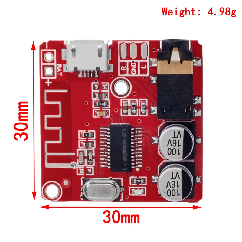 %MP3 Bluetooth Decoder Board Lossless Car Speaker Audio Amplifier Board Modified Bluetooth 4.1 Circuit Stereo Receiver Module 5V