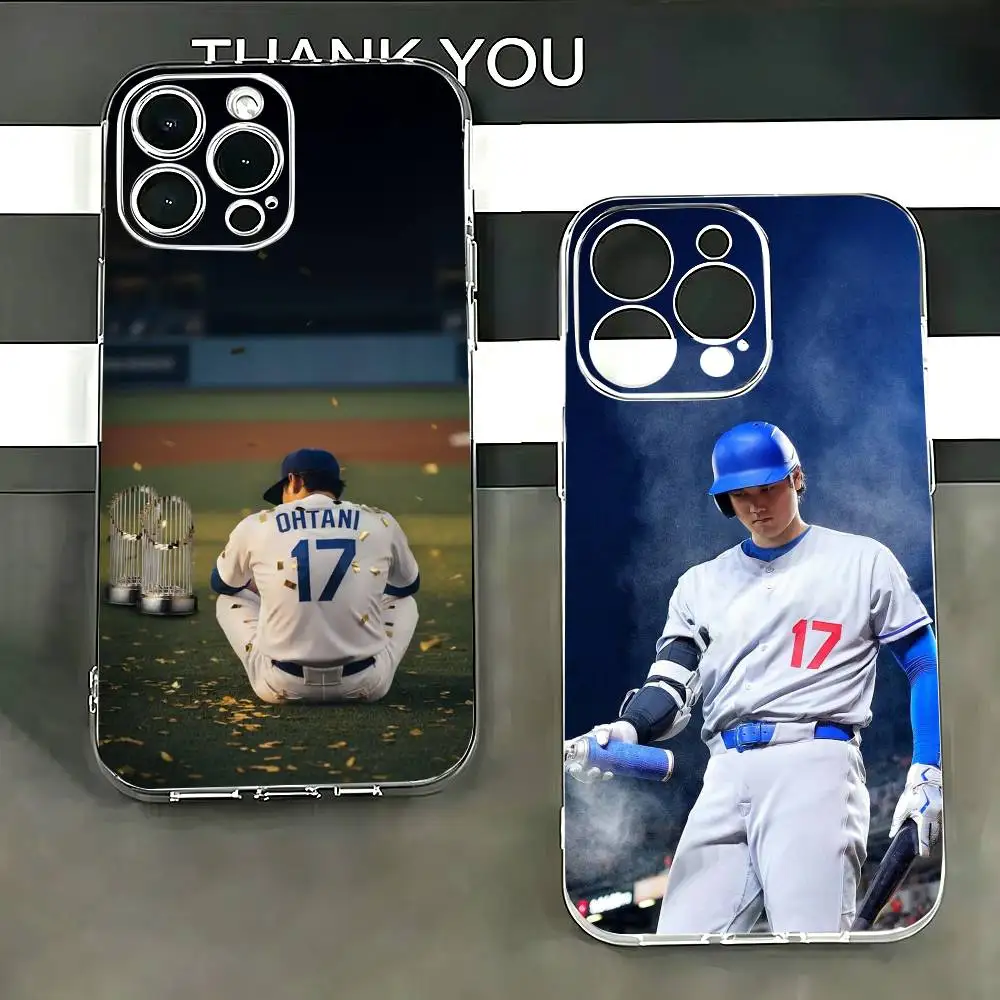 

Baseball Shohei O-Ohtani 17 Phone Case For iPhone 17 16 15 14 13 12 11 Mini Pro Max Plus Transparent Cover