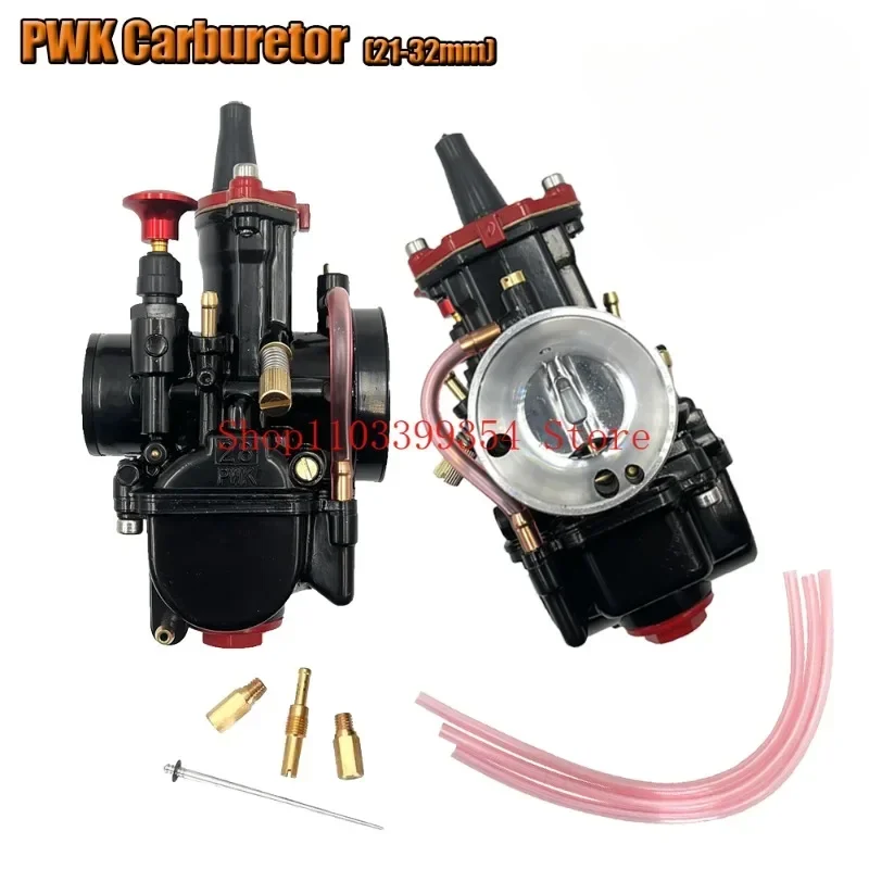 Motorcycle Maikuni PWK Universal Carburetor 21 24 26 28 30 32 34mm New Black,for Scooters ATV Electric Jet Off-road Bicycles