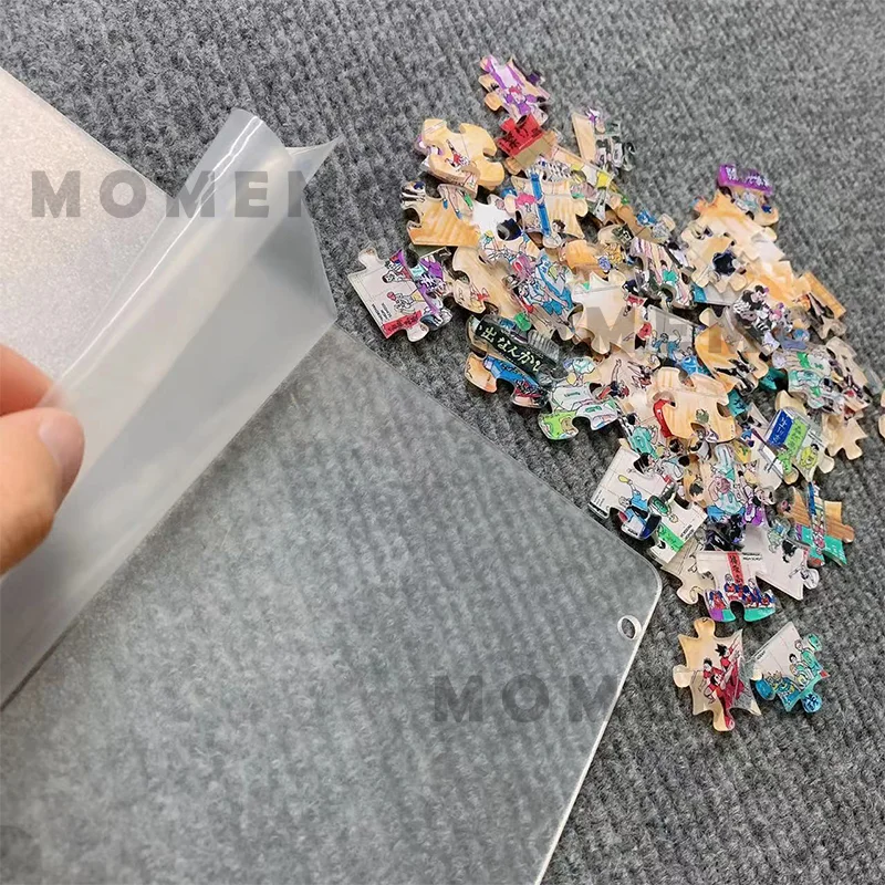 Farbe Hölle Typ 2 Puzzle Spielzeug Acryl Transparent Glas Puzzle mit Rahmen Jigsaw Regenbogen Bunte Transparente Acryl Puzzle Spielzeug