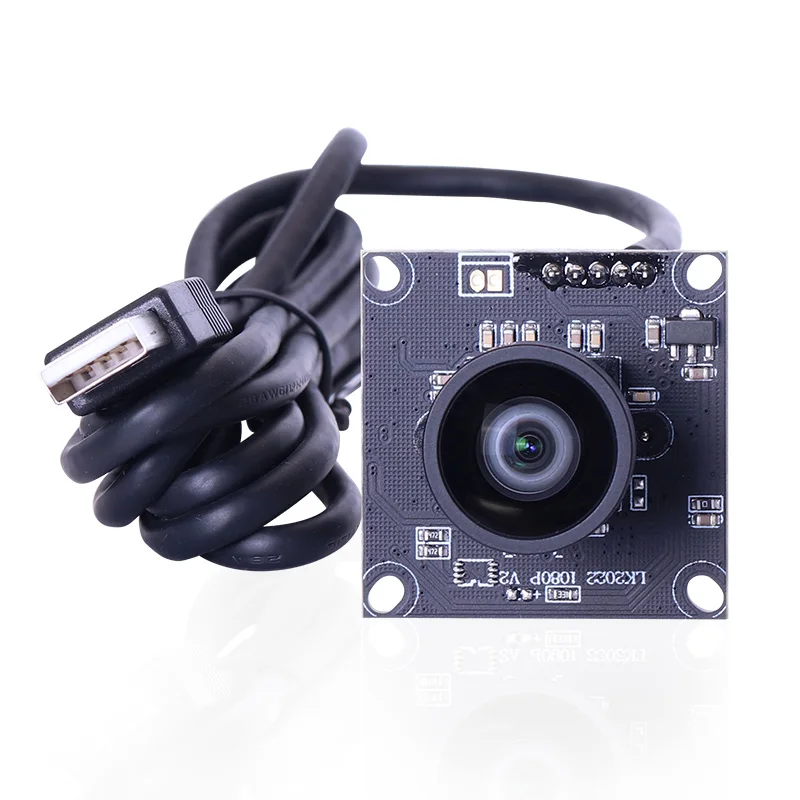 

Миниатюрный HD-модуль камеры 1080P F22 2.8мм 105° без искажений, USB Plug & Play, UVC, 32*32мм PCBA, для распознавания лиц, совместимый с различными ОС