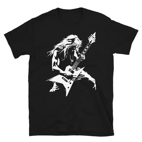 Randy Rhoads Tribute Rock & Roll Guitar Short-Sleeve Unisex T-Shirt