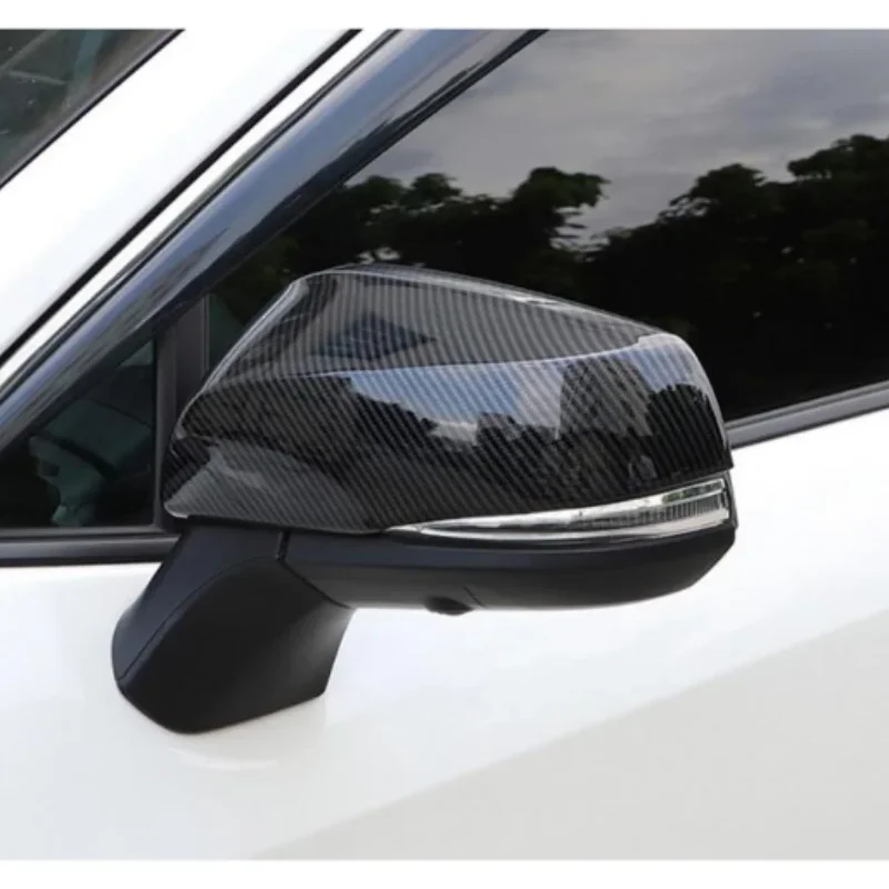 For Toyota Sienna 2021 2022 2023 Side Mirror Cover Decoration Rearview Mirror Caps Trim ABS Chrome Car Accessories Eyebrow 2Pcs