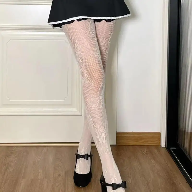

Y3NE Summer Thin Chore Choremed Stockings для женщин Сексуальные протоки с рыбной сетью.