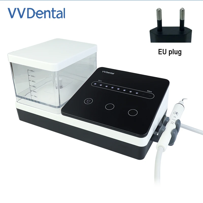 Vvdental Ultrasone Scaler Met Led Licht Handstuk En 10 Stuks Tips Tanden Reinigingsapparatuur Voor Het Schalen Van Parodontics Endodontische