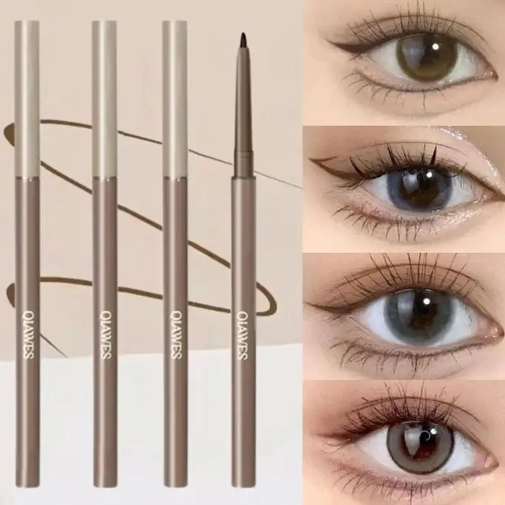 Lying Silkworm Eyeliner Gel Pen 1.5mm Thin Lasting Brown Waterproof Blooming Pencil Black Makeup Liner Eye Pen Not Shadow E Q8o7