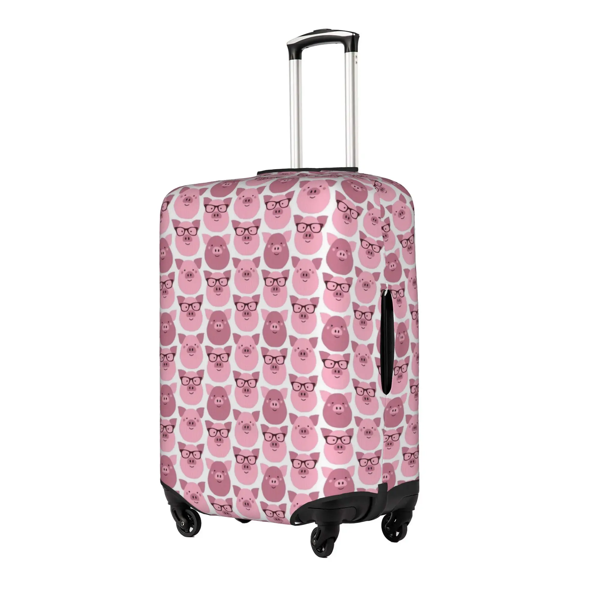 Funny Colourful Creative Pig Printed  Luggage Cover Protector Cute  Travel Suitcase Covers for 18-32 Inch