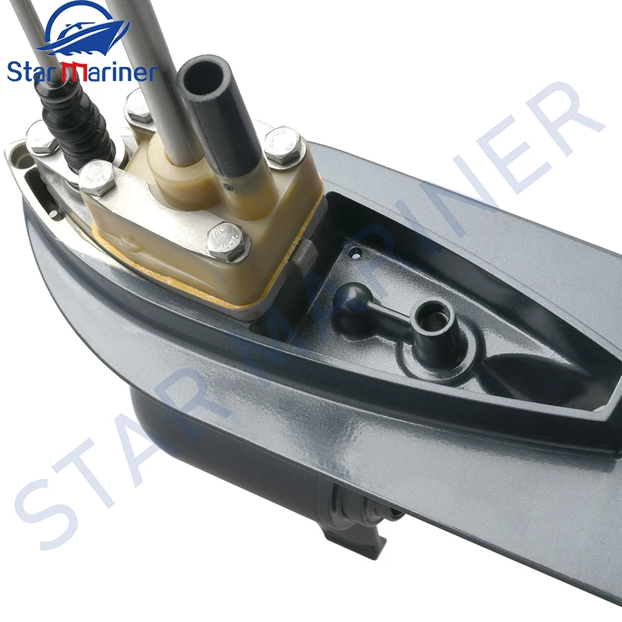 

6E0-45300-03-4D нижний блок в сборе с длинным валом для подвесного мотора YAMAHA 5HP 4HP GEARBO 6E0-45300 6E0-45300-03 лодочный двигатель