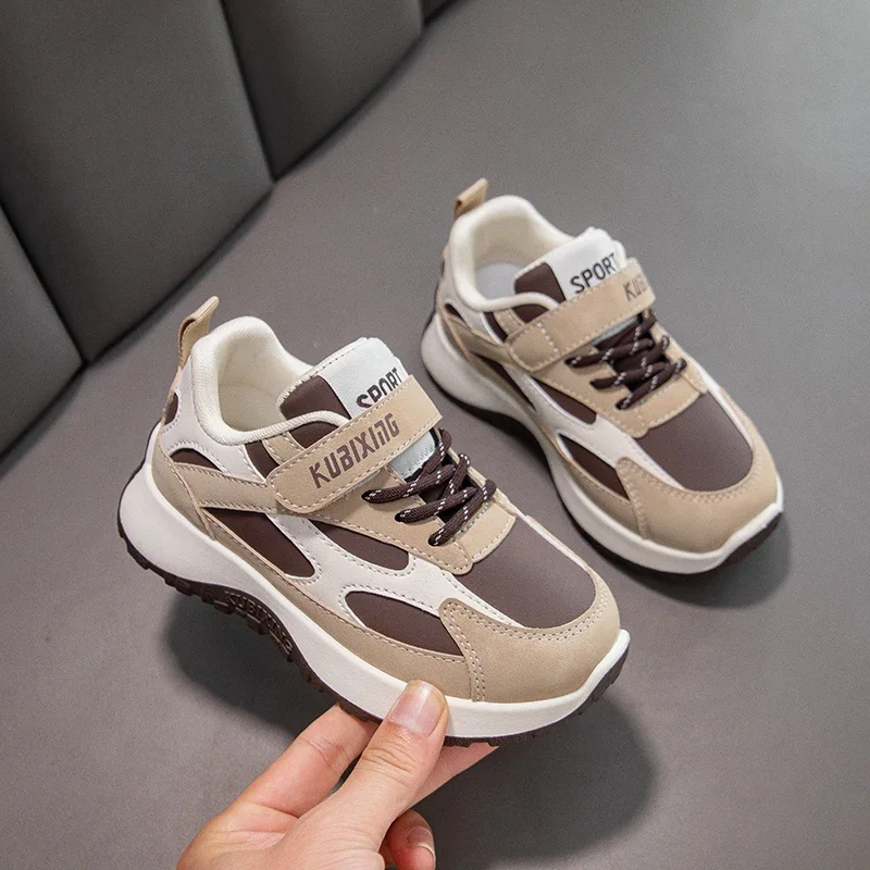 2026 Fall Hot Selling Outdoor Rebound Childrens Sports Wear-resistant Shock-absorbing Running Shoes Campus Daily Casual Shoes