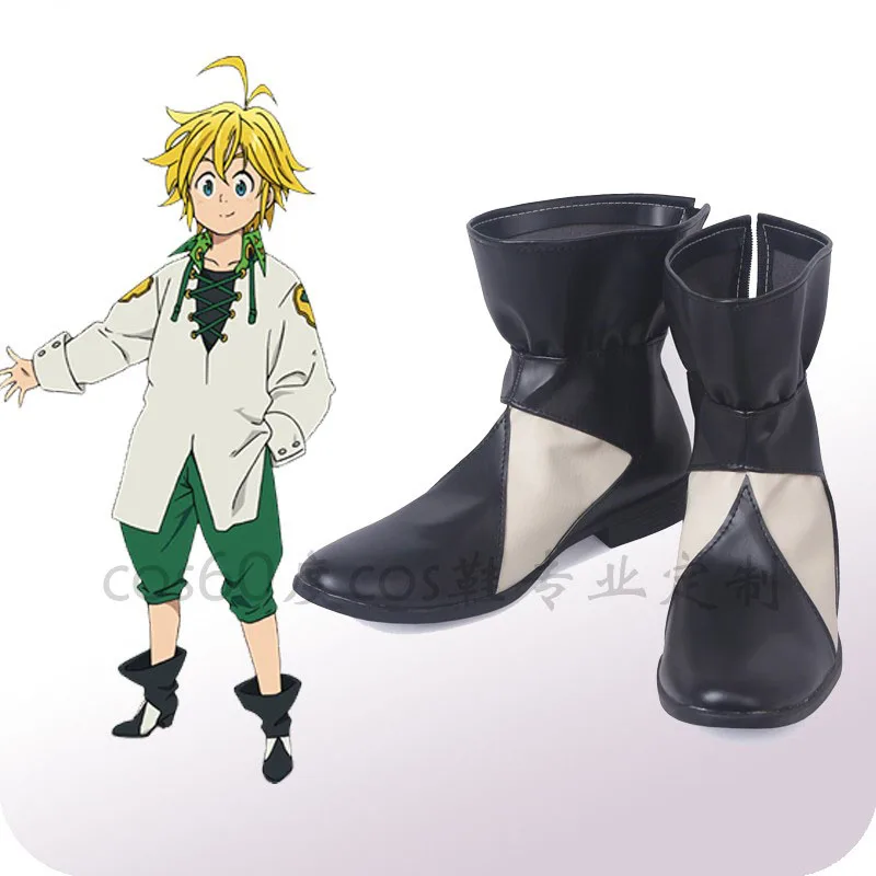 

Anime Cosplay Meliodas Cosplay Shoes Boots Dragon's of Wrath Nanatsu no Taizai Imashime no Fukkatsu