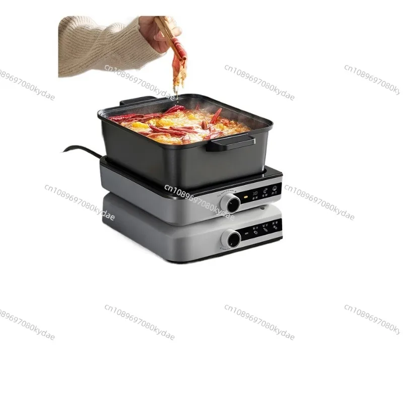 Hot pot split mandarin duck large-capacity electric hot pot household multi-functional electric cooking pot