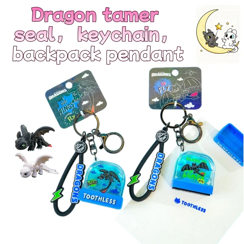

Dragon Taming Master Toothless Soaring Cartoon Cute Keychain Fashion Accessories Seal Keychain Backpack Pendant