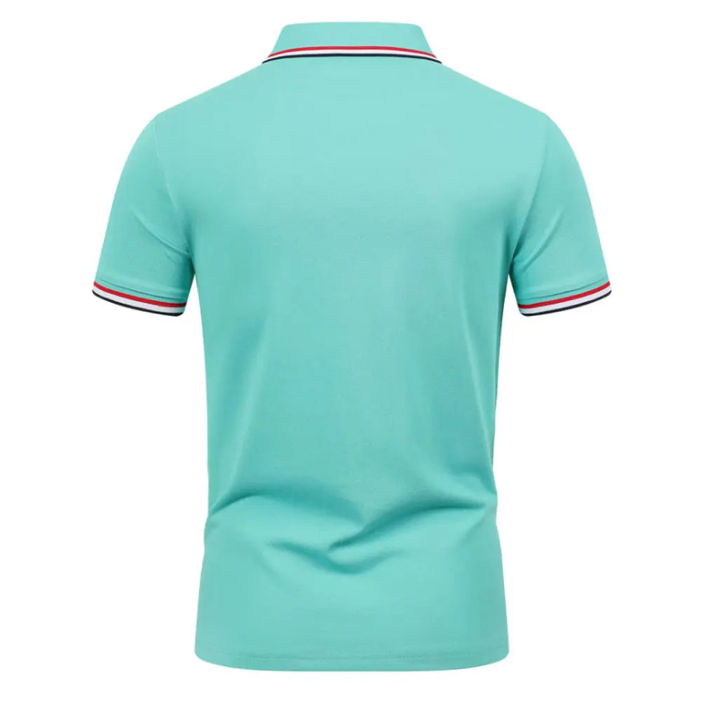 Summer Men Women Lapel Short Sleeve Polo Shirt Custom Print Logo Embroidered Name Company Sports Running Large Size 4xlTop