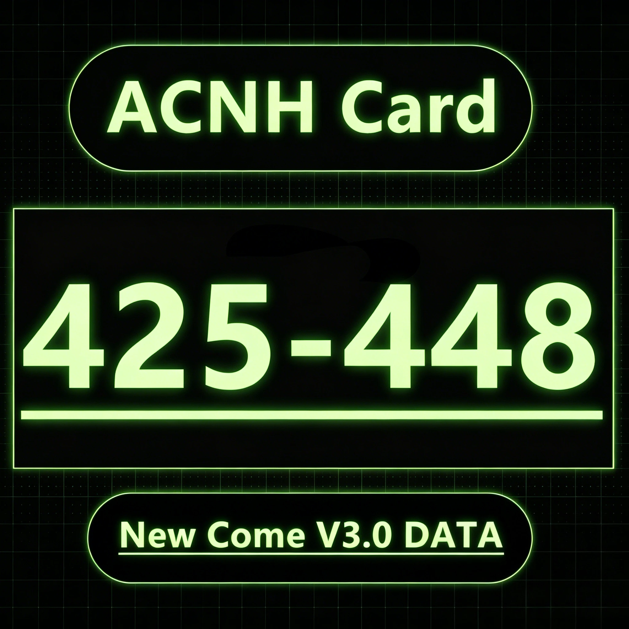 ACNH Card Villager Resident NFC Cards 425-448 Numbered Character Collectible Cards Standard Size 85.5x54mm Game Collection Cards