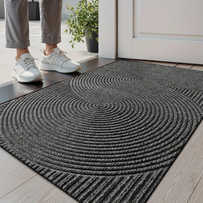 Tapis de sol à motifs minimalistes VIKAMA, pour les zones d'entrée et de salle de bain. Tapis de décoration intérieure antidérapant et résistant à la saleté.