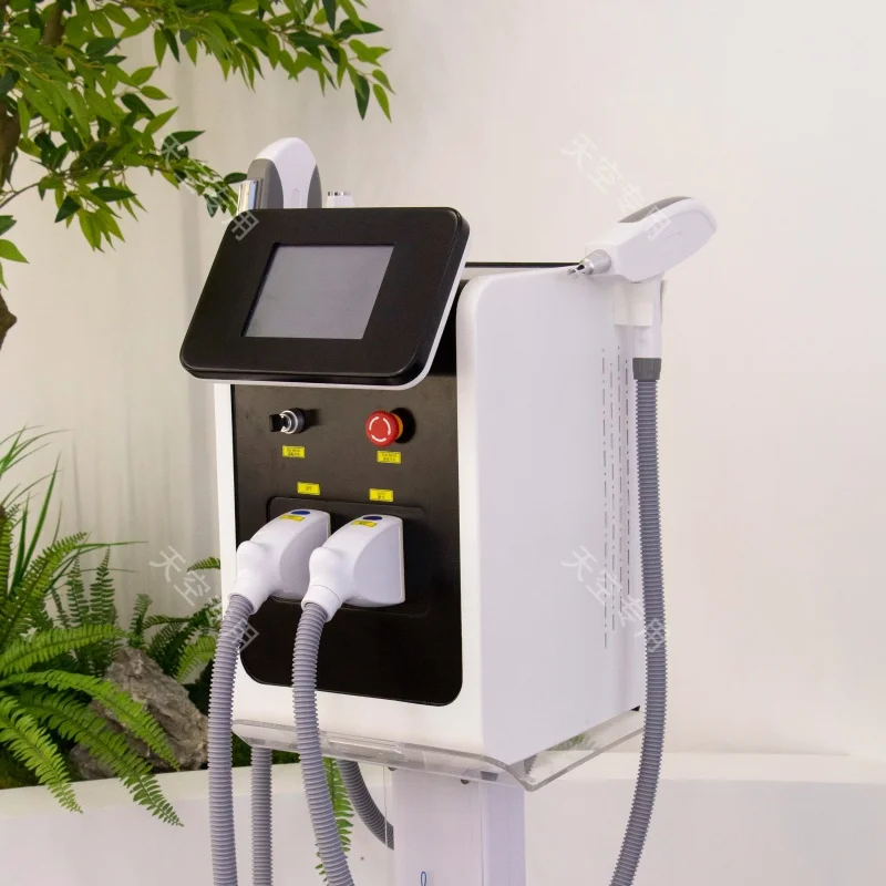 3in1 Laser OPT IPL Hair Removal Machine Portable ND Yag Laser Tattoo Removal Permanent Hair Removal Beauty Equipment