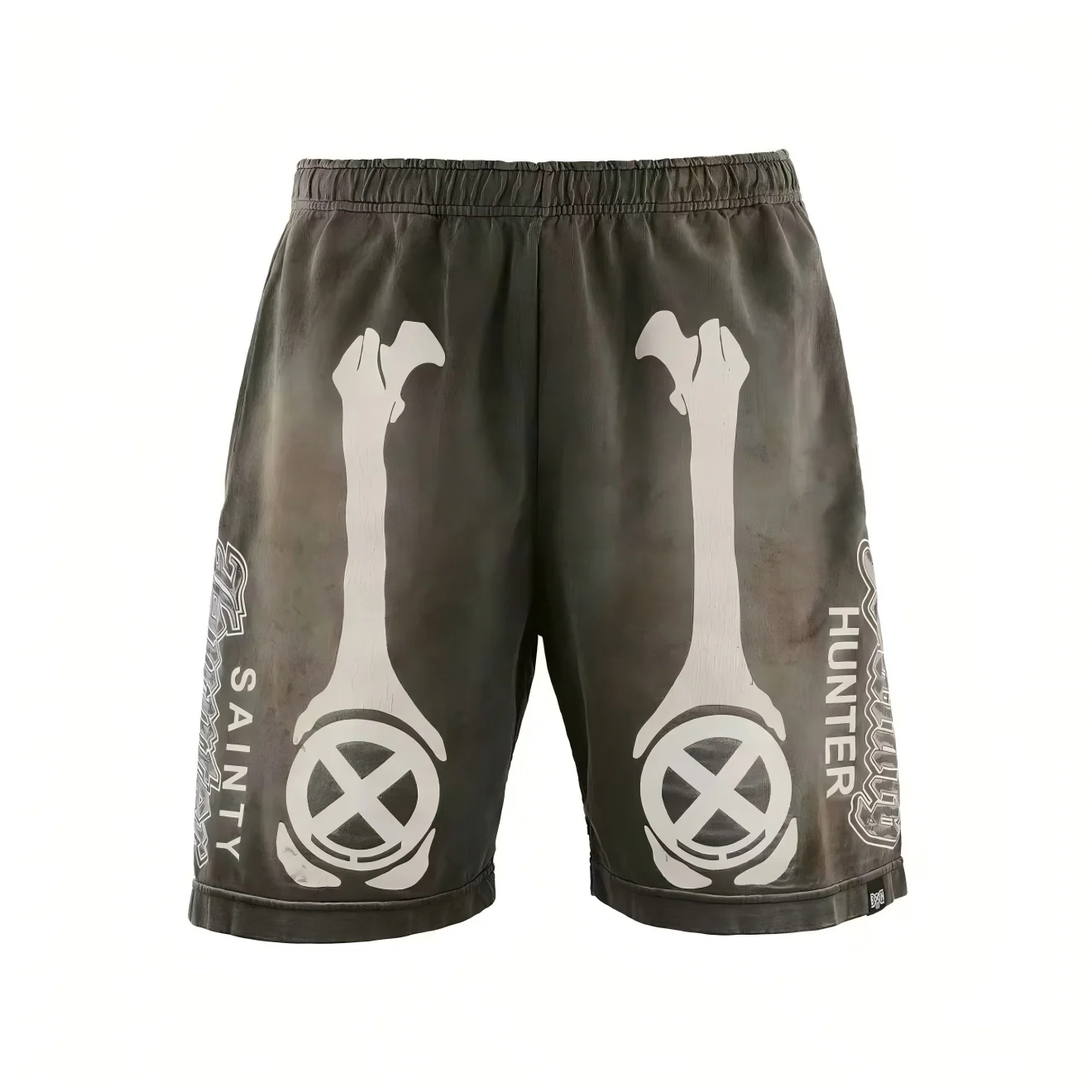 

Saint Michael Summer trendy High street version loose ins style trendy washed destruction shorts