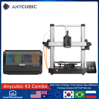 ANYCUBIC Kobra 3 Combo Multi-Color FDM Print in 4 to 8 Color 3D Printer With Max 600mm/s Printing Speed Build Size 250x250x260mm