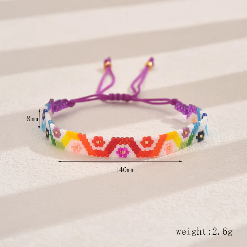 ZHONGVI New Colorful MIYUKI Beads Bracelets For Women on Hand Luxury Wholesale Bangle Party Gift Handwork Jewelry