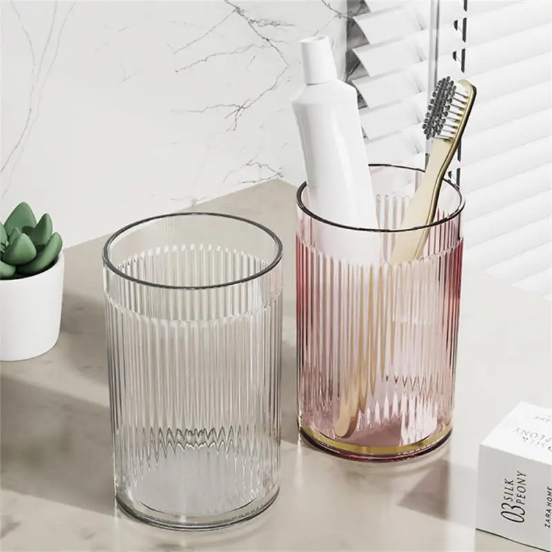 2pcs Mouthwash Cup Anti-fall Toothbrush Cup Couple Mouthwash Cup Hotel Gargle Cup Home Water Juice Cup Bathroom Products